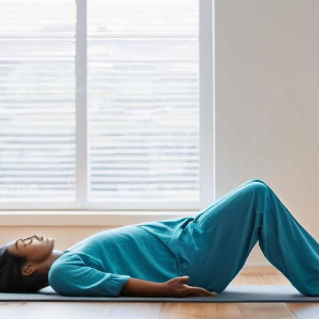 스트레스 해소법   바디 스캔 명상 - **Prompt 1: The Gentle Beginning of Body Scan Meditation**
    "A serene adult individual, appearing...